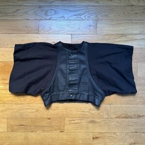 NWOT Rick Owens DRKSHDW cropped jacket (size: S)